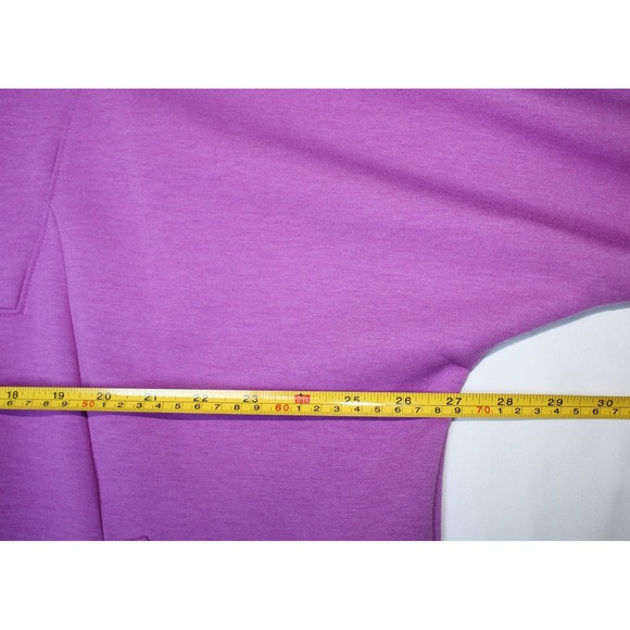 T by Talbots Air Stretch Knit Dolman Sleeve Jacket Back Pleat Mockneck Purple 2X - Picture 9 of 12
